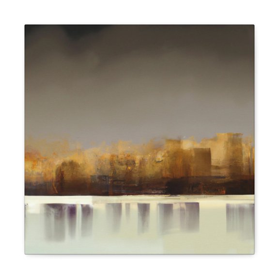 Postmodern Stylized Reflection - Canvas