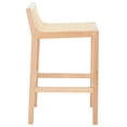 thumbnail image 6 of SAFAVIEH Saito Square Low Back Counter Stool, Natural/Natural, 6 of 13