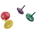 thumbnail image 1 of Peonza de madera, 60 piezas mini peonza de madera, juego educativo, coloridos giroscopios de madera para niños (color aleatorio), 1 of 4