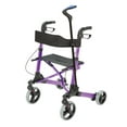 thumbnail image 5 of HealthSmart Rollator Adjustable Height / Lightweight / Folding Aluminum 31 to 36 Inch Handle Height 501-5012-4100, 5 of 8