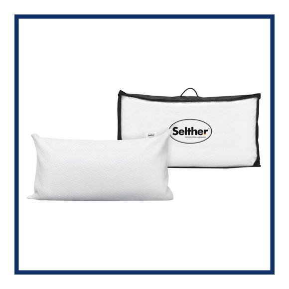 Almohada Selther Thai Memory Foam Hipoalergénica Sueño Ideal