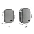 thumbnail image 3 of Convenient Hard Disk Cover Power Banks Storage Bag with Soft Interior Lining Hard Drive Earphone Holder Case, 3 of 9