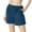 Navy, variant on Annhoo Womens Shorts Summer Elastic Waisted Casual Comfy Trendy Beach Vacation Solid Color Shorts with Pockets