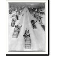 thumbnail image 2 of Historic Framed Print, [Advertisement for Star toboggans, showing people sledding at night].Phoenix Litho. Co., Chicago., 17-7/8" x 21-7/8", 2 of 9
