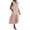 Pink, variant on Antinious Summer Dresses for Women,Womens Dresses for Party,Beach Dresses for Women Solid Solor V-Neck Sleeveless Button Dress And Linen,Pink,L