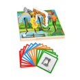 thumbnail image 2 of Laberinto de madera, tablero de laberinto, desarrollo del aprendizaje temprano, juego de rompecabezas, juguete educativo para niños, regalo de fiesta, 2 of 9