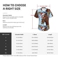 thumbnail image 4 of Goofa Christmas Horse Pattern Women's Slim-Fit Short-Sleeve V-Neck T-Shirt,Classic-Fit Short-Sleeve V-Neck T-Shirt-XX-Large, 4 of 5