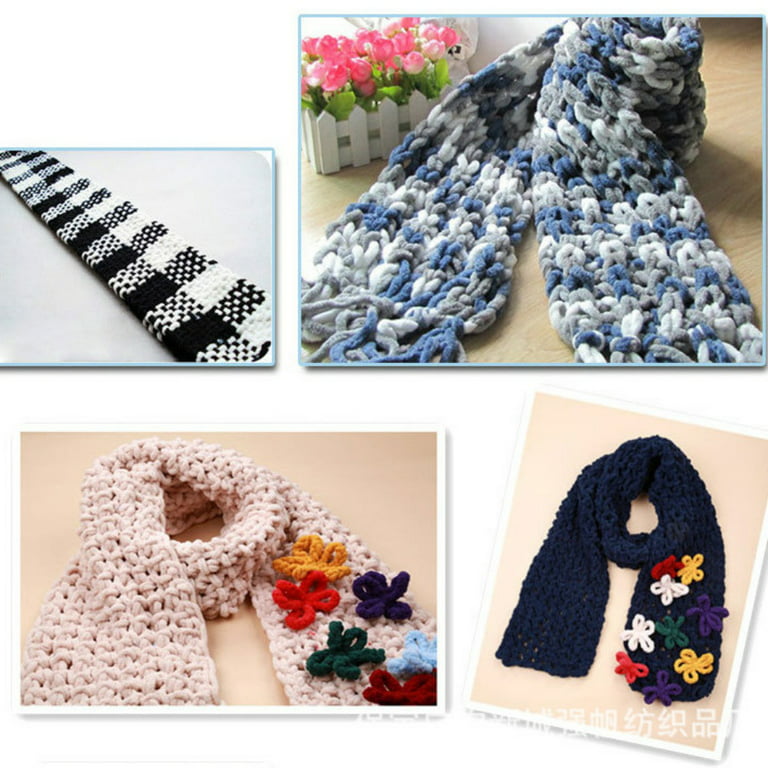 Chunky Chenille Yarn Gauge 7 Super Bulky Yarn for Arm Knitting Scarf  Crochet - AliExpress