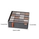 thumbnail image 2 of Bewildely Caja de almacenamiento de ropa cómoda y práctica de color gris oscuro para un fácil acceso y desmontable bien organizado Almacenamiento y organización del hogar Gris oscuro 20 rejillas, 2 of 6