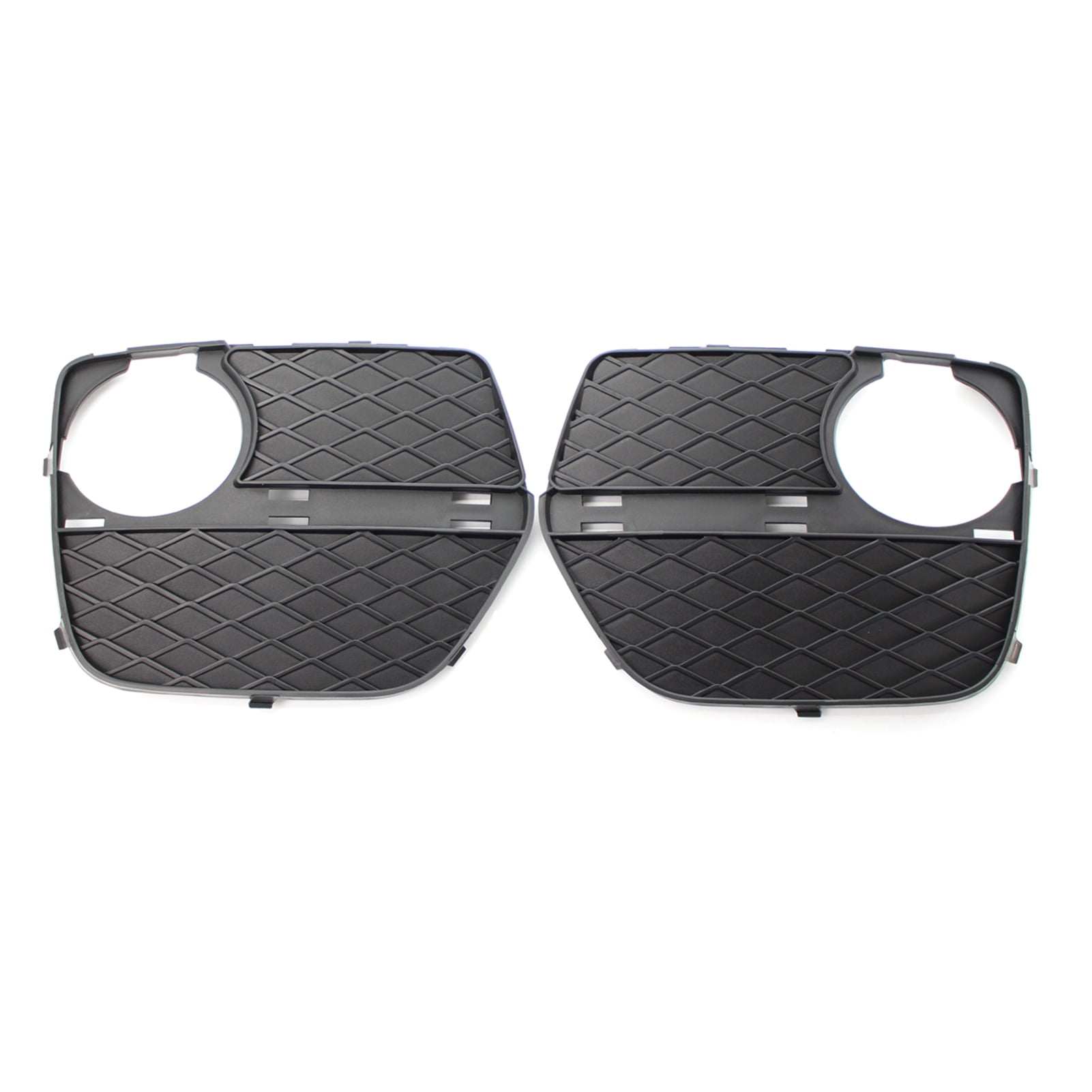 For BMW E71 X6 Pair Set of Front Left & Right Bumper Fog Light Grill Cover Trims