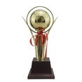 thumbnail image 1 of 28.5cm Metal Golden Trophy Student Kids Creative Award Trophy Reward for Competitions, 1 of 7