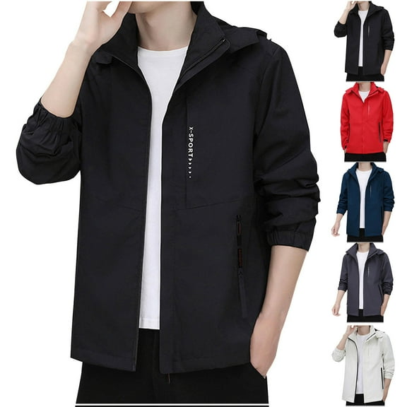 safuny Rain Jacket Women Lightweight Rain Jacket Active Outdoor Hooded Raincoat Packable Windbreaker Jacket Beige L