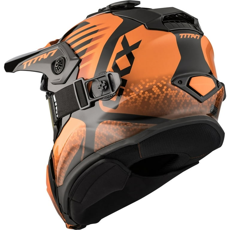 CKX Titan Original Full Face Snowmobile Helmet Avid Safety Orange
