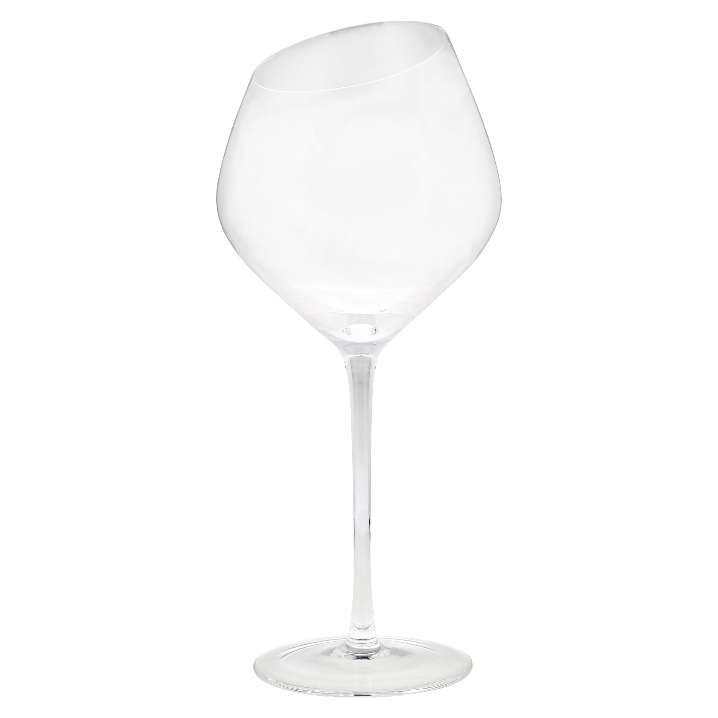 G Francis Unique Wine Glasses Set of 4 - 16oz Square Bottom Modern Stemware, Size: One size, Clear