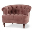 thumbnail image 2 of Jennifer Taylor Home La Rosa 42" Victorian Tufted Upholstered Living Room Accent Chair, Ash Rose Pink, 2 of 12