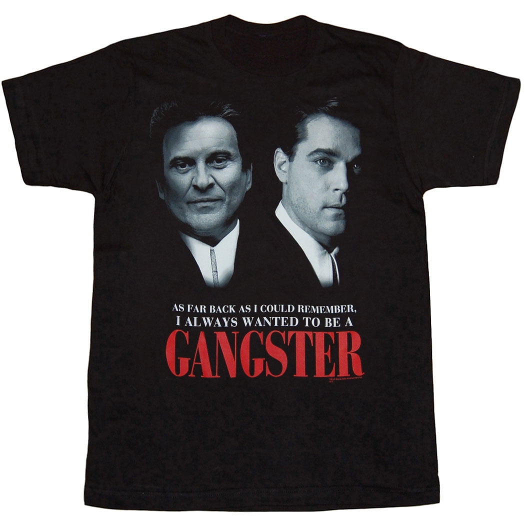 New Goodfellas Mavia Soprnos Gangster Movie Black Men T Shirt Sizes S-4XL Funny