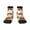 2 Black-1, variant on Fall Turkey Pattern Quarter Crew Socks,Toe Seamed Ankle Socks,Cotton Cushioned Breathable Athletic Crew Sports Socks