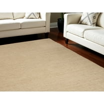 9' X 12' Beige Jute Hand Woven Area Rug