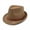 Coffee #058, variant on Adjustable Belt Straw Short Brim Sun Hat, Unisex Lightweight Outdoor Beach Hat, Vintage Style Sun Protection Cap, Fashion Headwear for Summer Travel, Holiday and Outdoor Activities