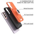 thumbnail image 5 of CoverON For Samsung Galaxy S22 Plus Phone Case, KickStand Ring Credit Card slot Rugged Cover Magnetic holder, Orange, 5 of 10