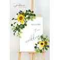 thumbnail image 2 of Letrero de bienvenida con estampado de flores para decoración de boda, 2 unidades, 2 of 8
