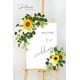 thumbnail image 2 of Letrero de bienvenida con estampado de flores para decoración de boda, 2 unidades, 2 of 8