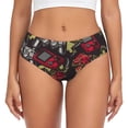 thumbnail image 1 of Fotbe Vintage Gaming Calzones Estampados para Mujer – Ropa Interior de Algodón, Cómoda, Suave y Elástica-X-Small, 1 of 6
