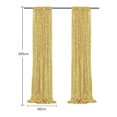 thumbnail image 6 of sunsanly Sequin Curtain Solid Color Shiny Long Glitter Foldable Party Decoration Easy Installation Wedding Party Sequin Panel Party Favors, 6 of 8