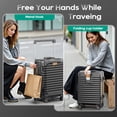 thumbnail image 4 of Joyway Bagage à Main Rigide 20 Pouces en PC avec Cadre en Aluminium, Poche avant, Port de Chargement USB et Porte-Gobelet, Roues Pivotantes, Cadenas TSA, Taille Approuvée par les Compagnies Aériennes, 4 of 7