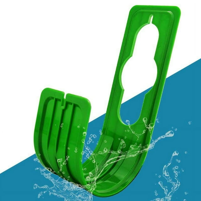Hose Water Pipe Holder Hanger Wall Mounted Outdoor Watering Storage Plastic Hook Rack(Sapphire)