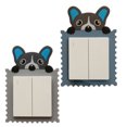thumbnail image 2 of fastboy Luminous Light Switch Socket Water Resistent Wall Non-Stick Stickers Protective Cover Bedroom Decor, 2 of 8