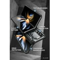 thumbnail image 6 of i-Blason Armorbox Series Case for Samsung Galaxy Z Fold 4 Case 5G (2022), Slim Stylish Protective Bumper Case with Built-in Screen Protector Black, 6 of 10