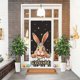 thumbnail image 4 of Decoraciones de Pascua, adornos de Pascua, regalos de Pascua, cortina de puerta de Pascua, decoraciones para fiestas, cubierta de puerta de fibra de poliéster, 4 of 6