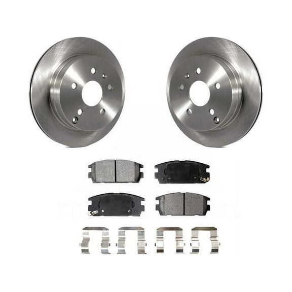 Rear Brake Pad and Rotor Kit - Compatible with 2010 - 2017 GMC Terrain 2011 2012 2013 2014 2015 2016