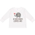 thumbnail image 3 of Inktastic Great Grandpa Loves Me Boys or Girls Long Sleeve Toddler T-Shirt, 3 of 5