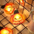 thumbnail image 4 of Halloween LED Ghost Festival Pumpkin Lantern String Ghost Decoration Light, 4 of 6