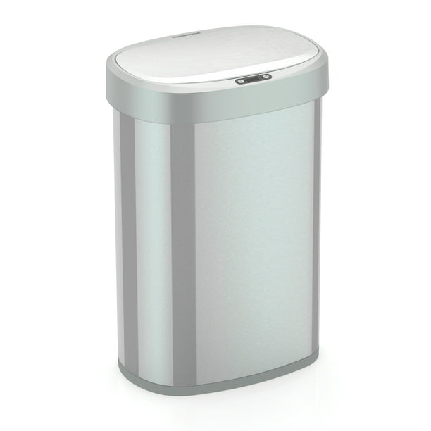 13.2 Sensor Trash Can with Steel Lid - Walmart.com