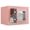Pink, variant on 0.23 Cubic Feet Small Safe for Home Use: Secure Safe with Key and Password, Metal Mini Storage Cabinet for Money, Documents, and Valuables - Blue