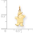 thumbnail image 2 of Charme Mini Garçon en Or Jaune 14K, 2 of 2