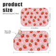 thumbnail image 3 of Strawberry and Blossom Pink Pattern Bath Mat Set Of 2,Non-Slip Rug for Bathroom,Kitchen,Bedroom,Entrance, 30x17 and 23.5x15.7 Inches, 3 of 5