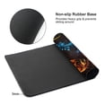 thumbnail image 2 of DouZhe Large Mouse Pad, Orange Blue Fire Bird Non-Slip Waterproof Rubber Keyboard Office Desk Pads Mousepad, 29.5 x 15.8 inches 3mm Thick, 2 of 7