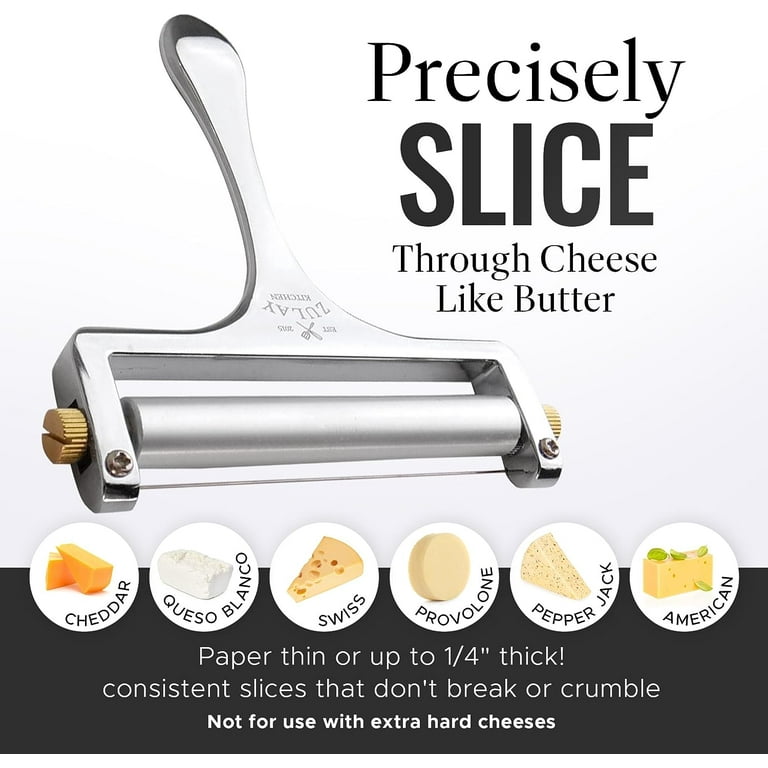 Zulay Kitchen Cheese Slicer With Wire - 2 Extra Wires Included - Rose Gold,  1 - King Soopers
