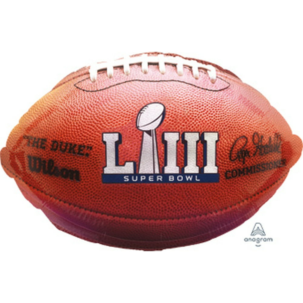 BalloonsFast Official Super Bowl 53 Large Football Shape 31" Super Bowl