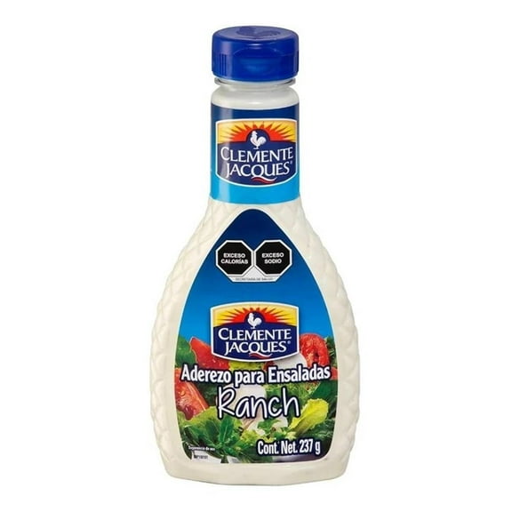 Aderezo para ensaladas Clemente Jacques estilo ranch 237 g