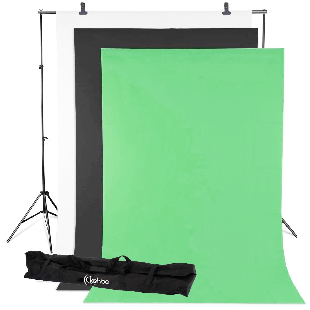 Kshioe 10Ft Adjustable Background Support Stand Photo 3 Color Studio
