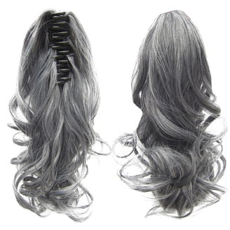 24 Inch Clip In Ponytail Extension Wavy Long Thick Hairpiece LEHOZIHEQ Clearance Wavy Curly Ponytail Extension, 24 Inch  main image 3