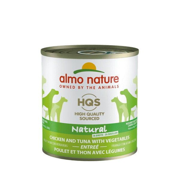 (12 Pack) Almo Nature HQS Natural Chicken in broth and tuna with