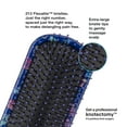 thumbnail image 4 of The Knot Dr. for Conair Pro Brite Wet & Dry Detangler Brush, Blue Butterfly Print, 4 of 6