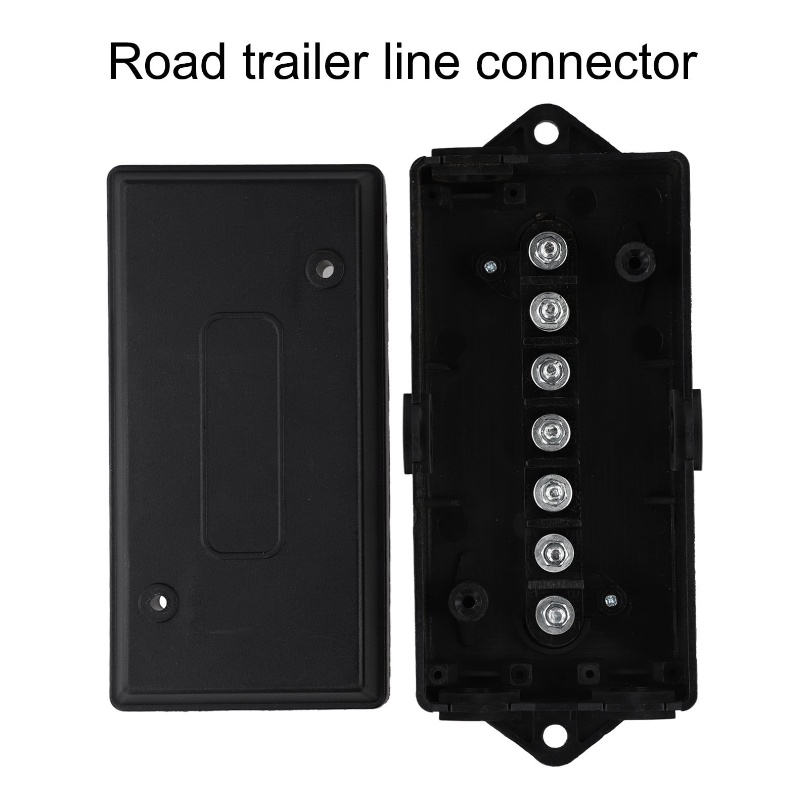 7 Way Electrical Trailer Junction Box, 7 Gang Trailer Wire Connection Box Fangkenuo