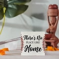 thumbnail image 5 of Zomyto 5x5 In There's No Place Like Home Wooden Box Sign Desk Decor Baseball Wooden Block Plaque, 5 of 6